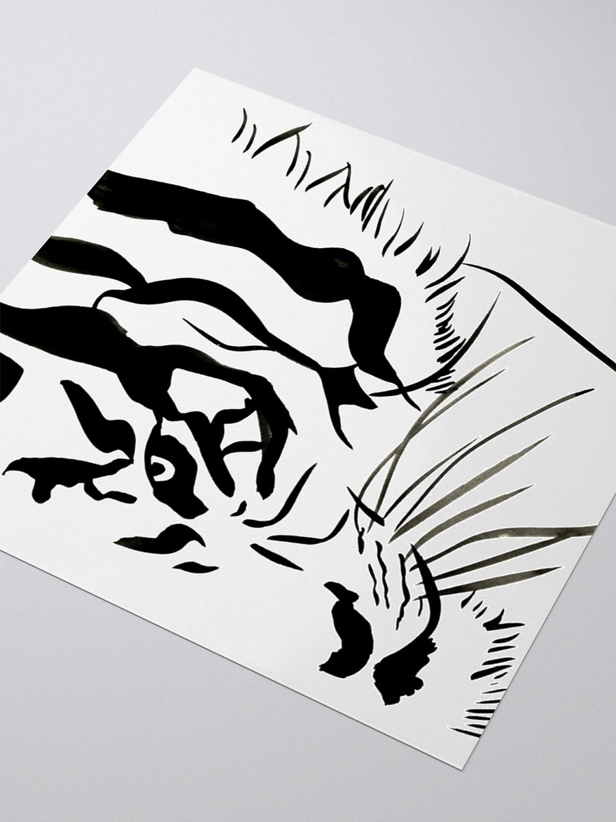 Face Of The Tiger Sticker product image (9)