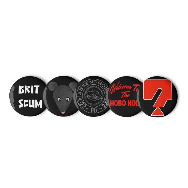 BRIT SCUM Collection: Pin Button Set product image (3)