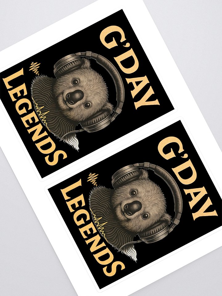 G'day Legends Stickers product image (1)