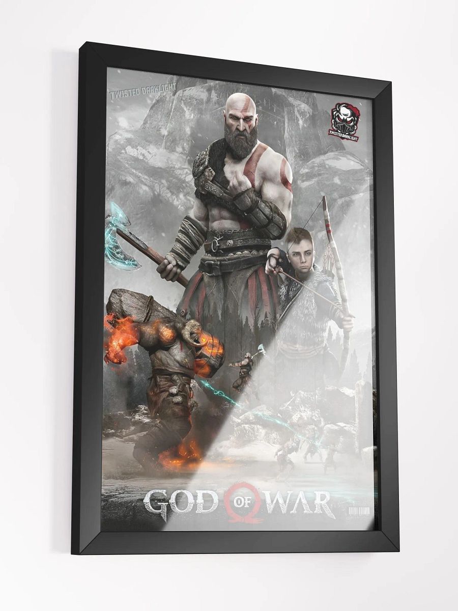 God of War: A Legendary Framed poster - Size: 12" x 18" product image (3)
