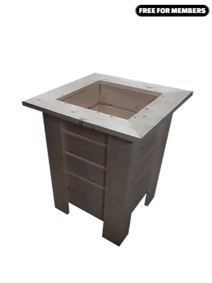 [Build Plans] Planter Made From Resawed 2x4s product image (1)