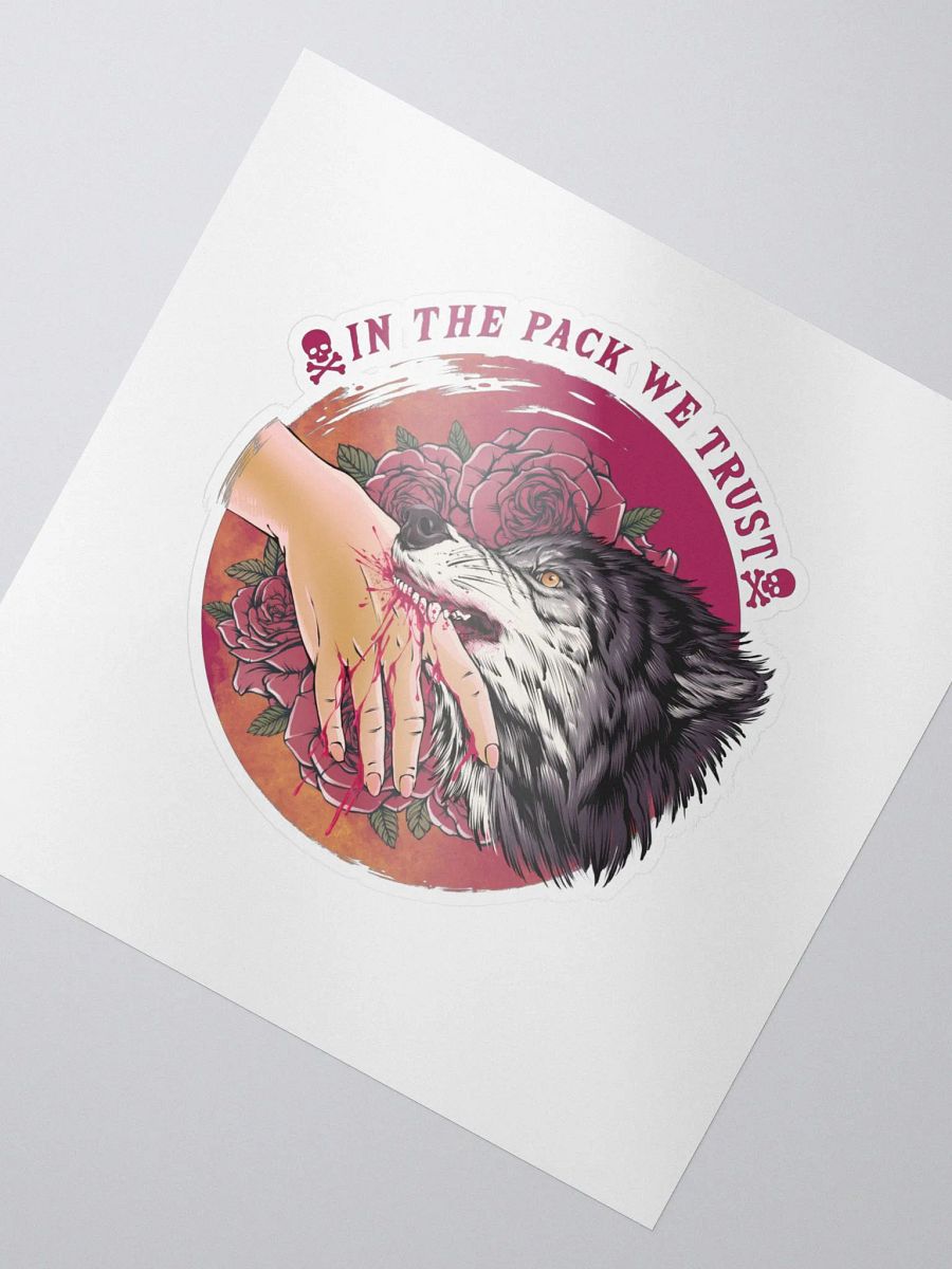 In the Pack We Trust Sticker product image (2)