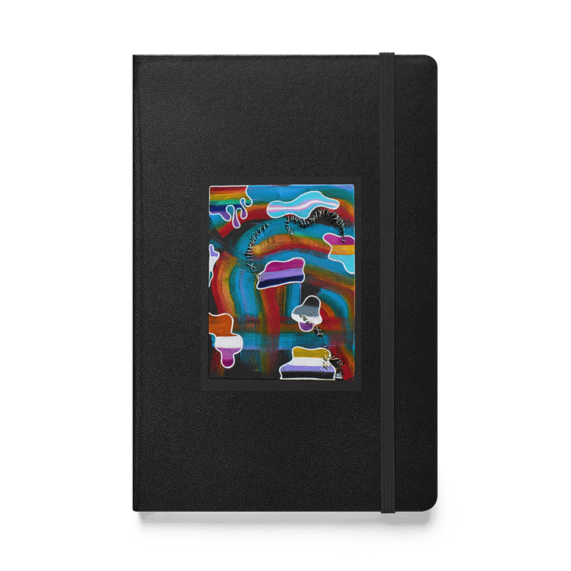 Swirling Dream of Pride Hardcover Notebook