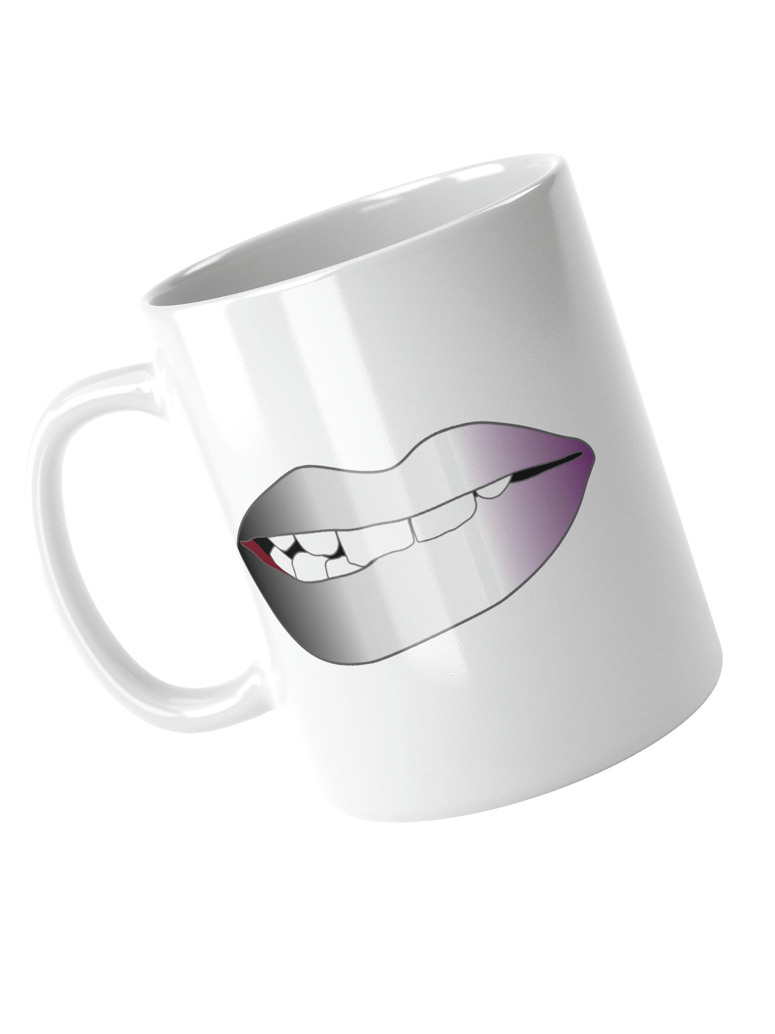 Asexual Pride Gradient Biting Lips Mug product image (3)