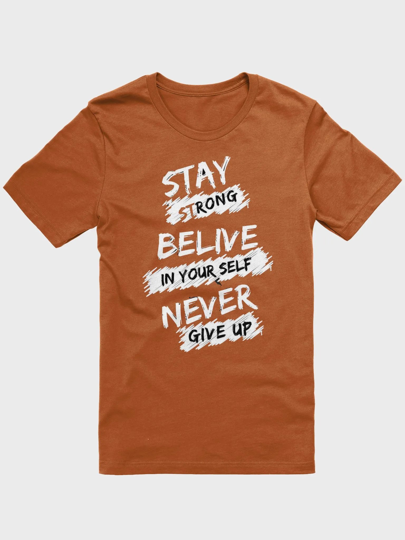 Stay Strong Sketchy Motivational T-Shirt product image (4)