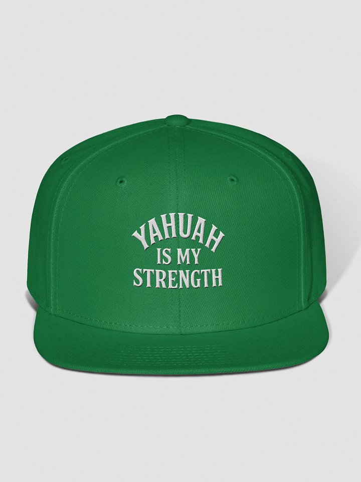 YAHUAH IS MY STRENGTH Wool Blend Snapback product image (11)