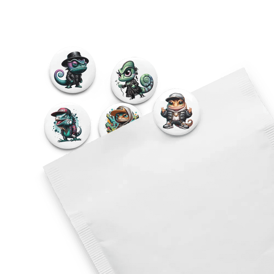 Rebellious Lizards Pin Set product image (5)