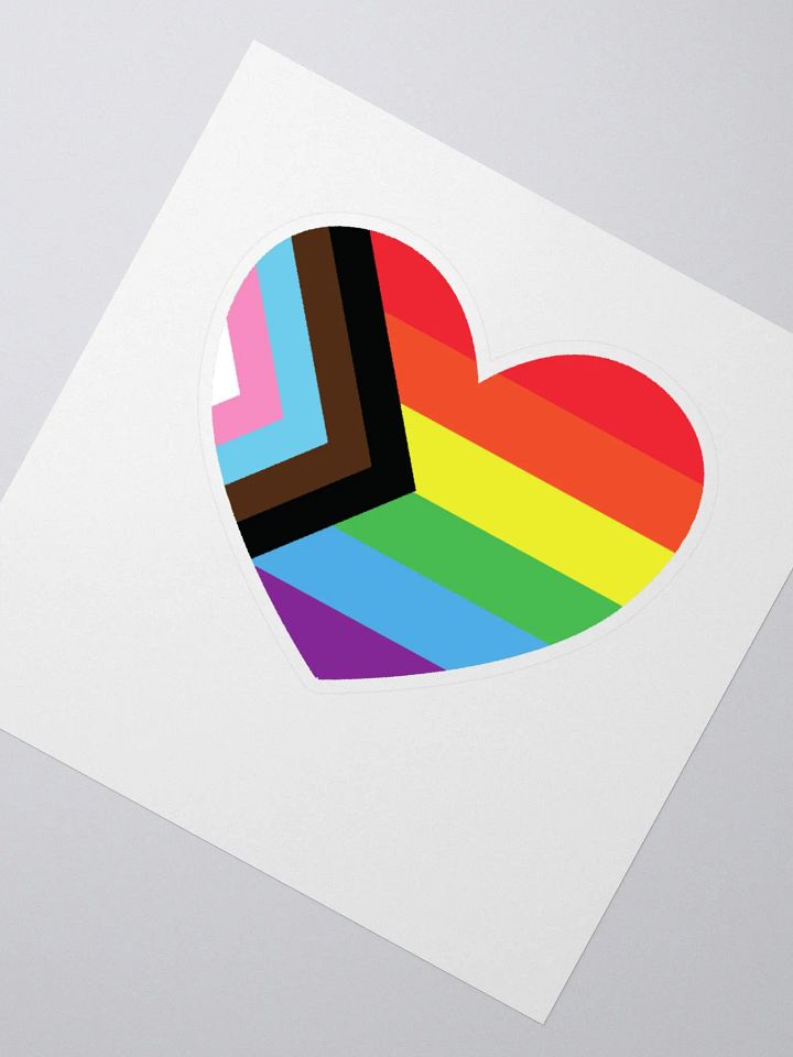Rainbow Progress Heart product image (2)