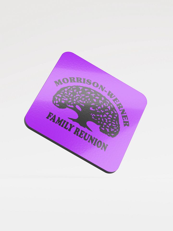 "Morrison-Werner Tree" Drink Coaster (Purple) product image (2)