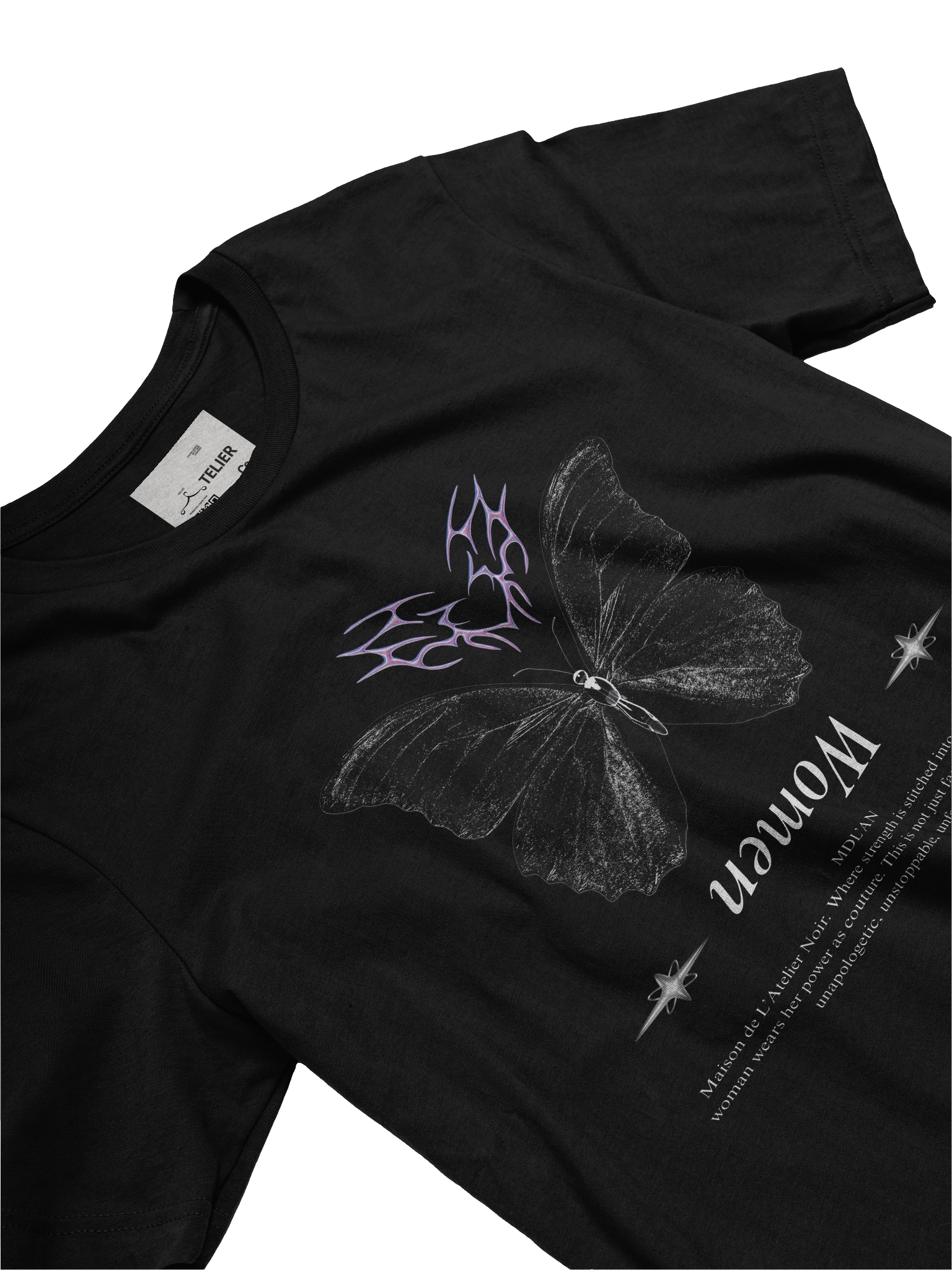 MDL’AN Women’s Empowerment Tee – Butterfly Manifesto Edition product image (9)