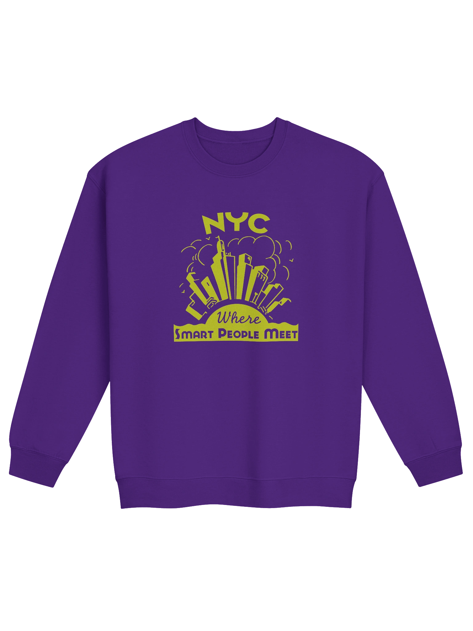 'NYC Smart' Sweatshirt — Dark product image (1)