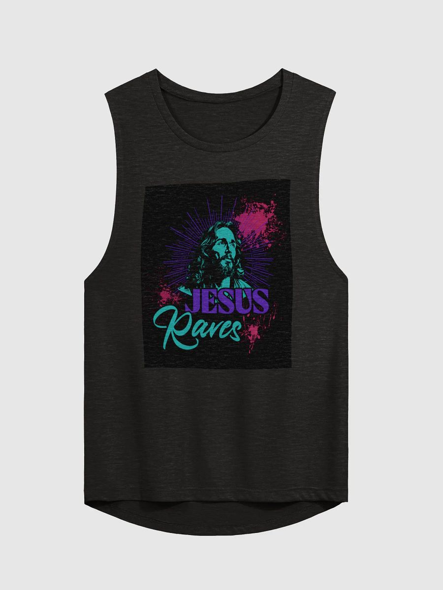 Rave Jesus Illustrated Women's Muscle Tank product image (1)