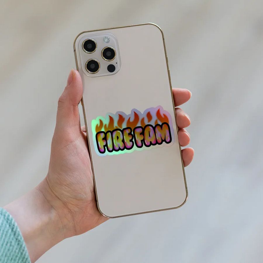 Fire Fam Holo Sticker product image (8)