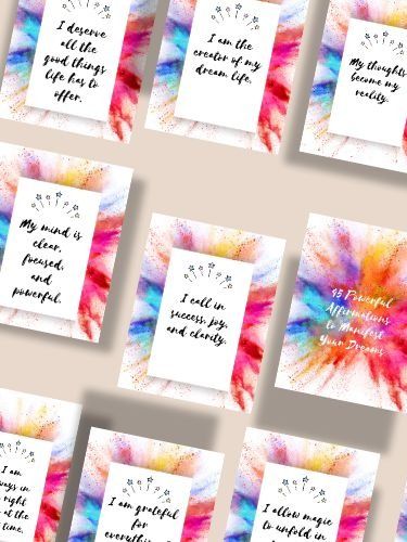 45 Powerful affirmations to manifest your dreams product image (3)
