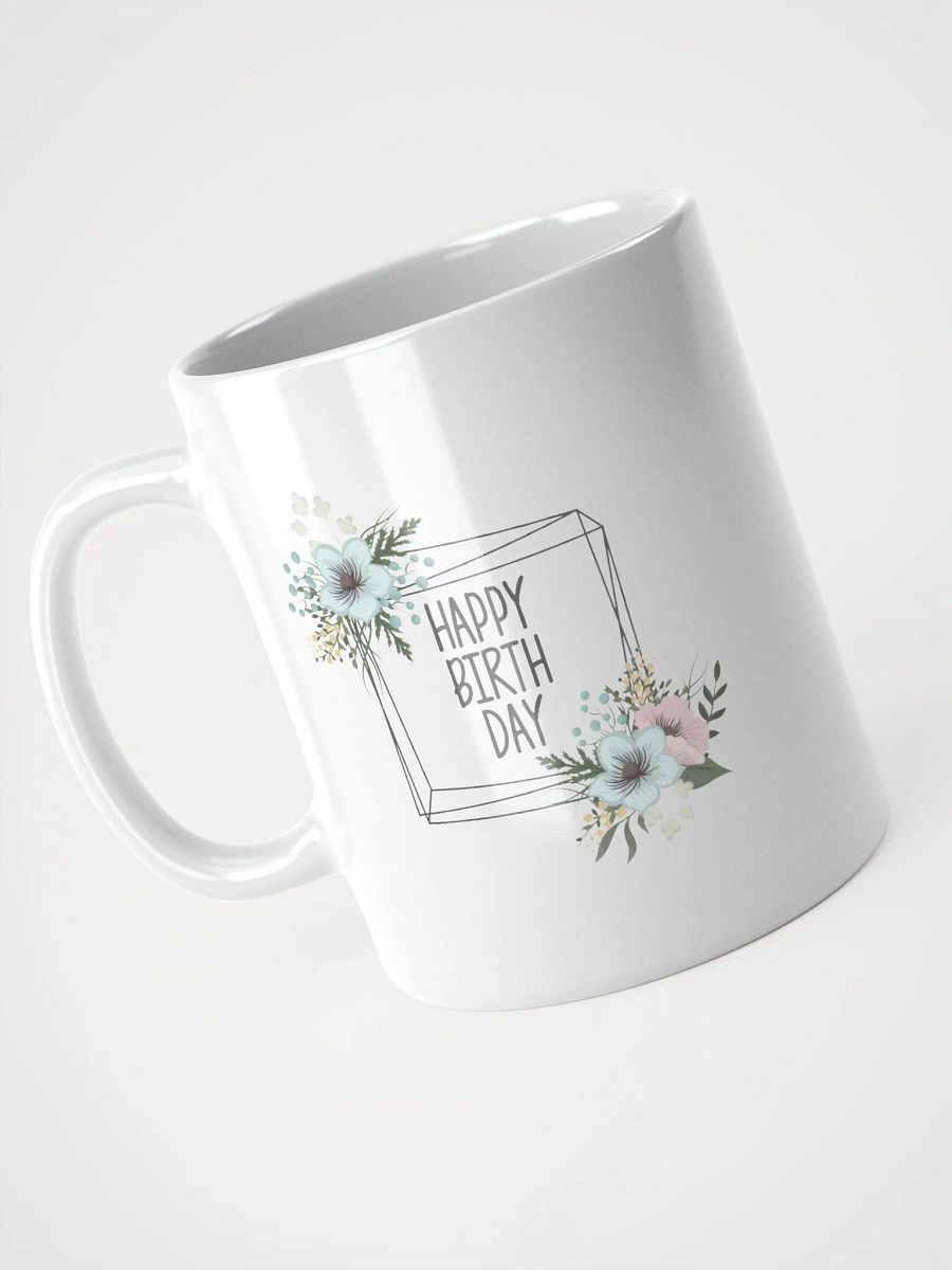 Happy Birthday Pastel Floral Coffee Mug product image (3)