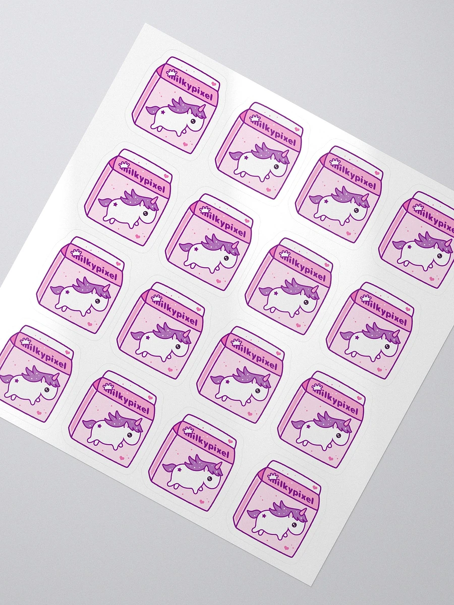 Milky Pixel Logo Stickers product image (2)