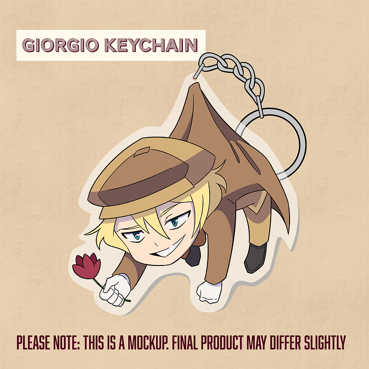Giorgio Acrylic Keychain (Limited Preorder) product image (1)