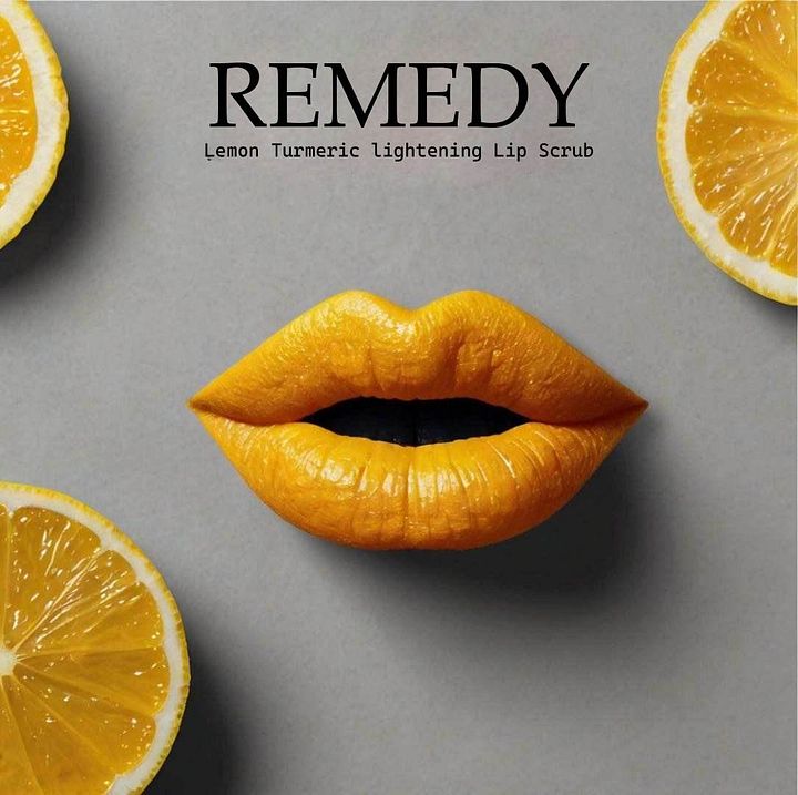 Remedy Tumeric Lemon Brightening Lip Scrub product image (1)