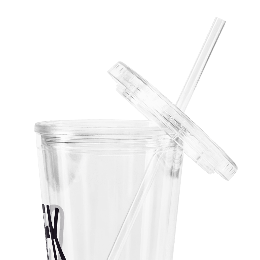 CUFK Double Wall Clear Plastic Tumbler (16oz.) product image (5)
