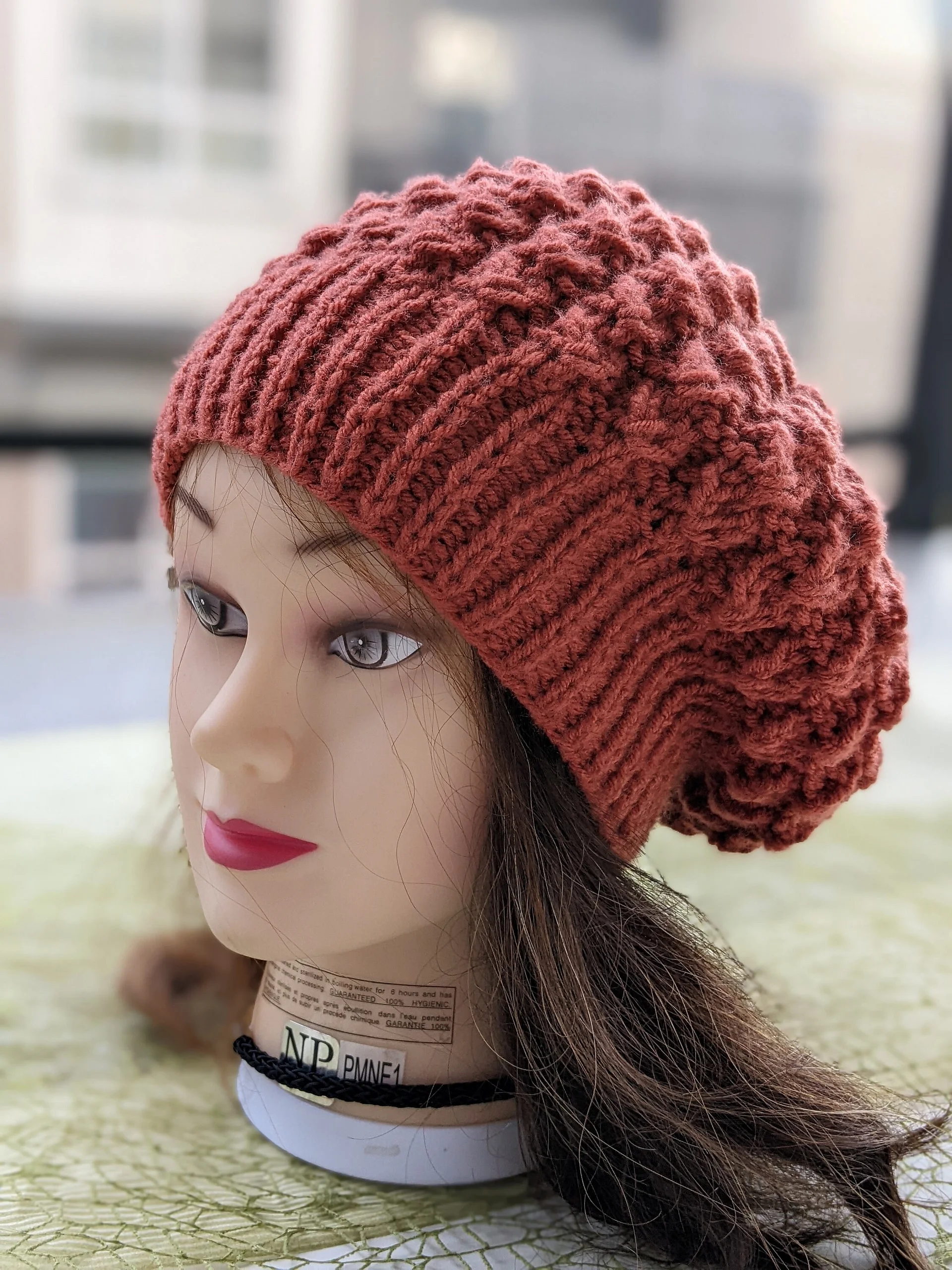 Flat Knit Classic Beret Hat Pattern product image (2)