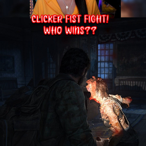 Me vs. Clicker, who wins?? 👀#thelastofus #gaming #funny #tlou