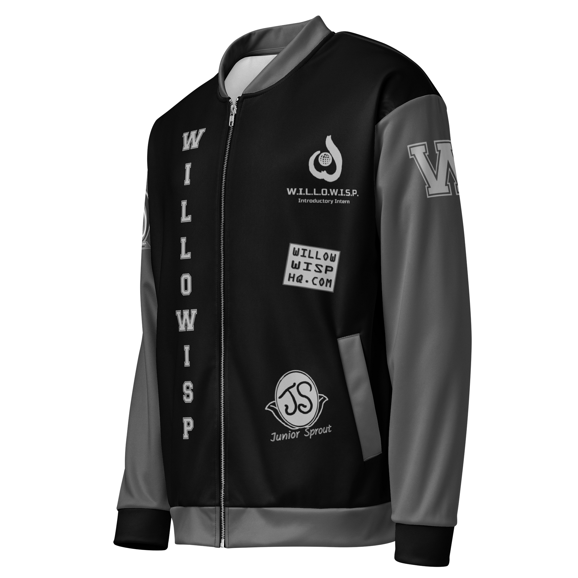 WILLOWISP Intern Varsity Jacket (black) product image (3)