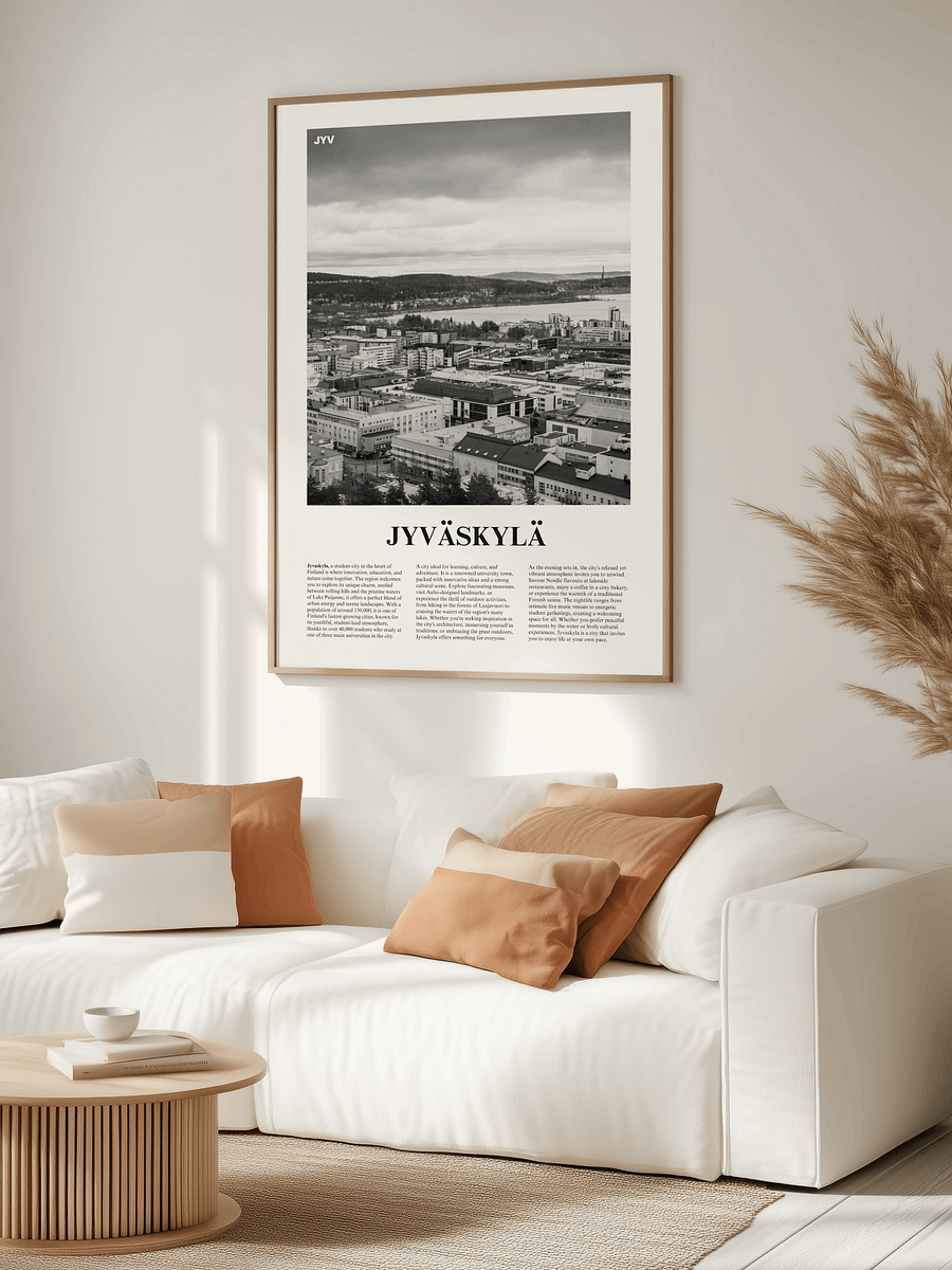 Jyvaskyla 01 Newspaper Poster product image (3)