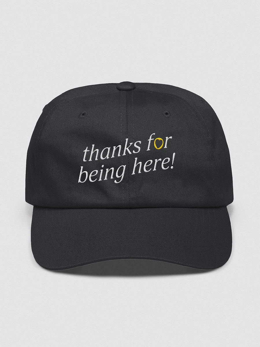 thanks for being here! Hat (Gold) product image (7)