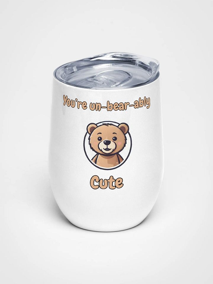 Un-Bear-Ably Cute Wine Tumbler product image (1)