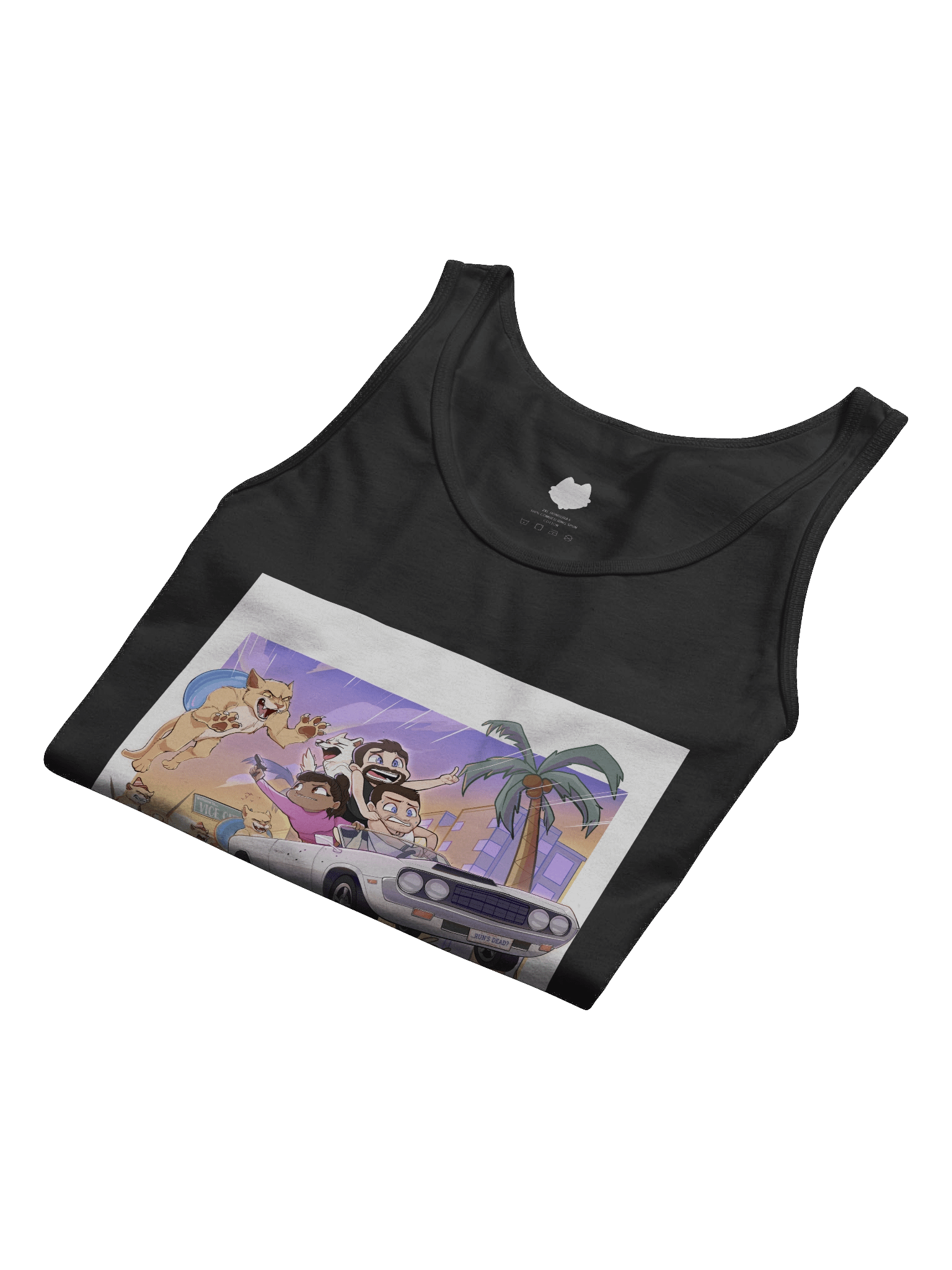 Cat-astrophic Fur-ocius Purrsuit Tank Top product image (58)