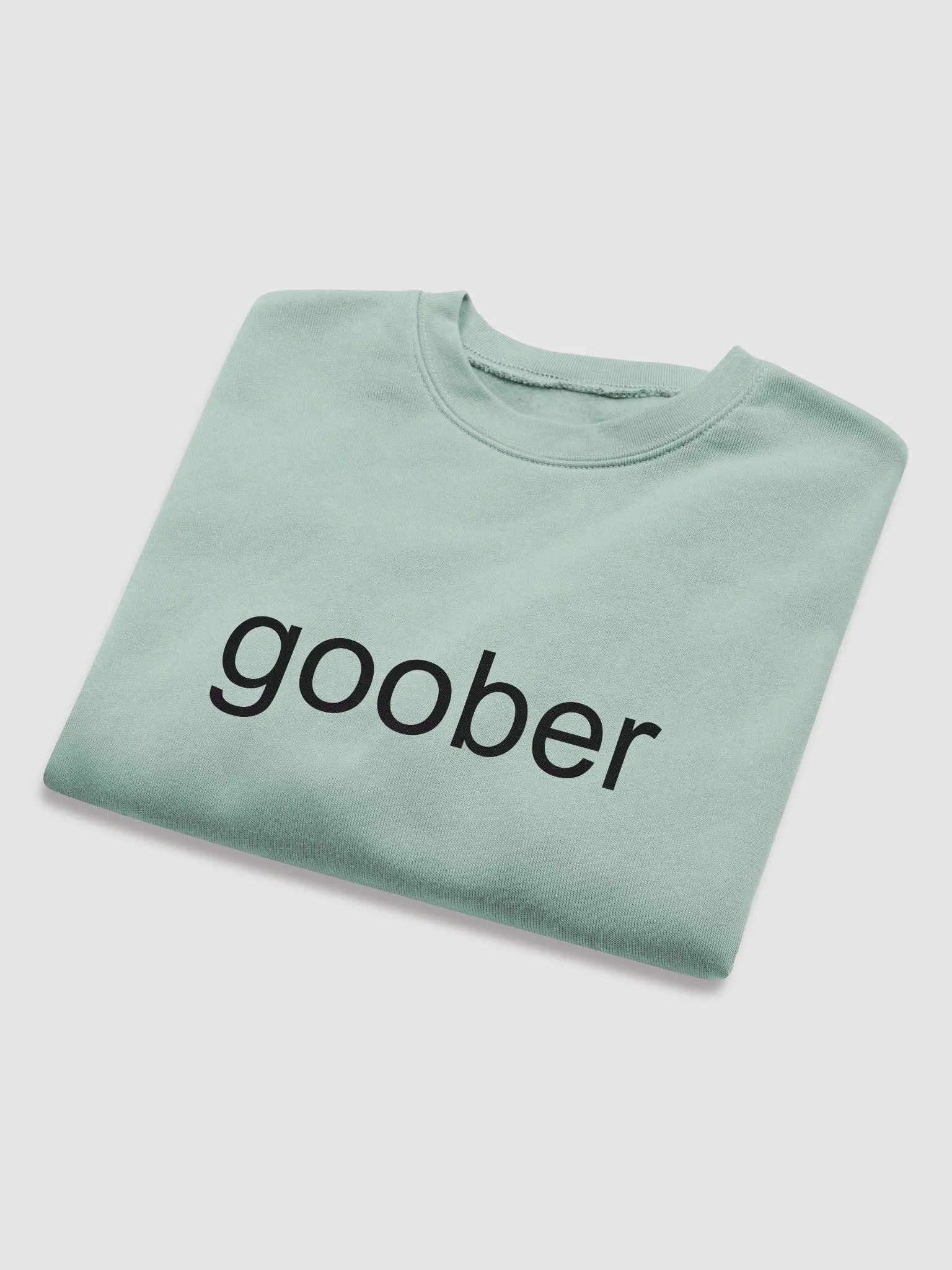 Goober (Black Text) Embroidered Crop Top Sweater product image (7)