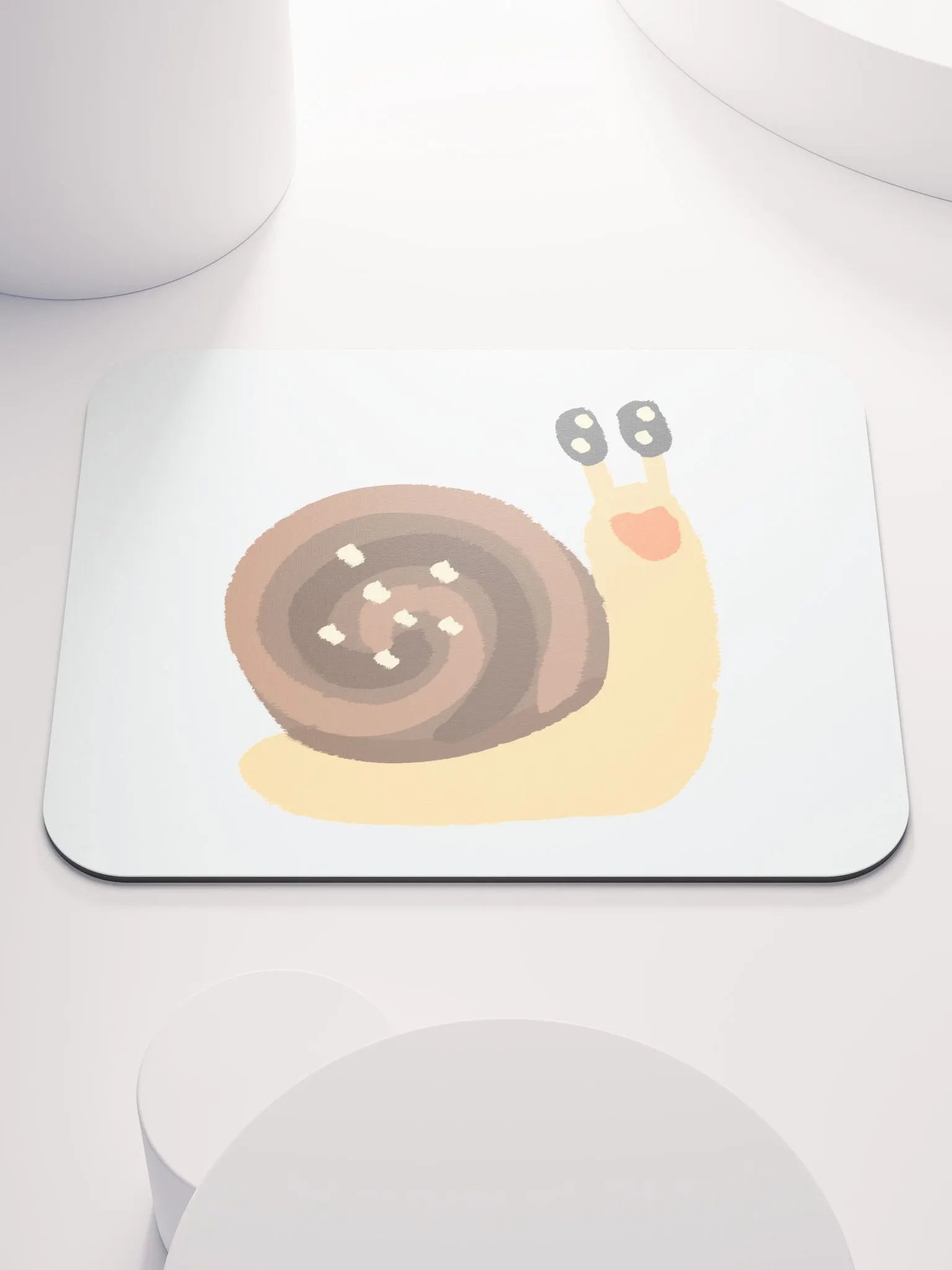 Silly Snail \ small mouse pad product image (1)