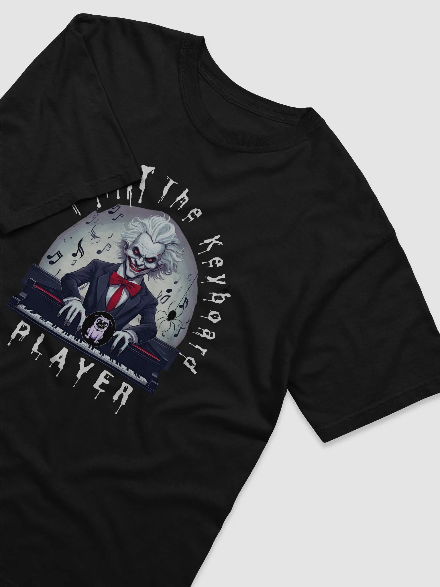Fear The Keyboard Player – Spooky Maestro Tee product image (3)