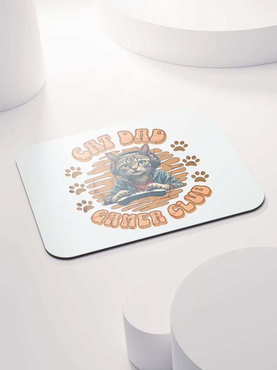 Cat Dad Gamer Club Mouse Pad product image (4)