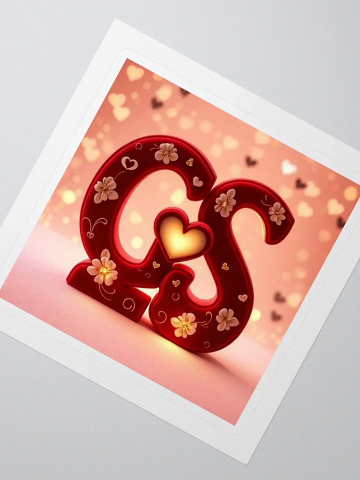 Love Letters Kiss Cut Stickers product image (2)