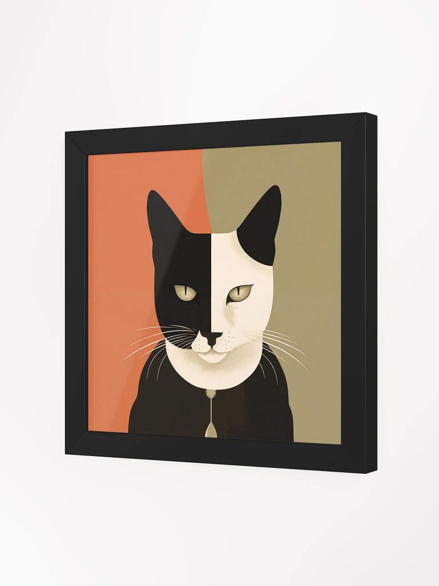 Duality Cat Framed Matte Poster product image (12)