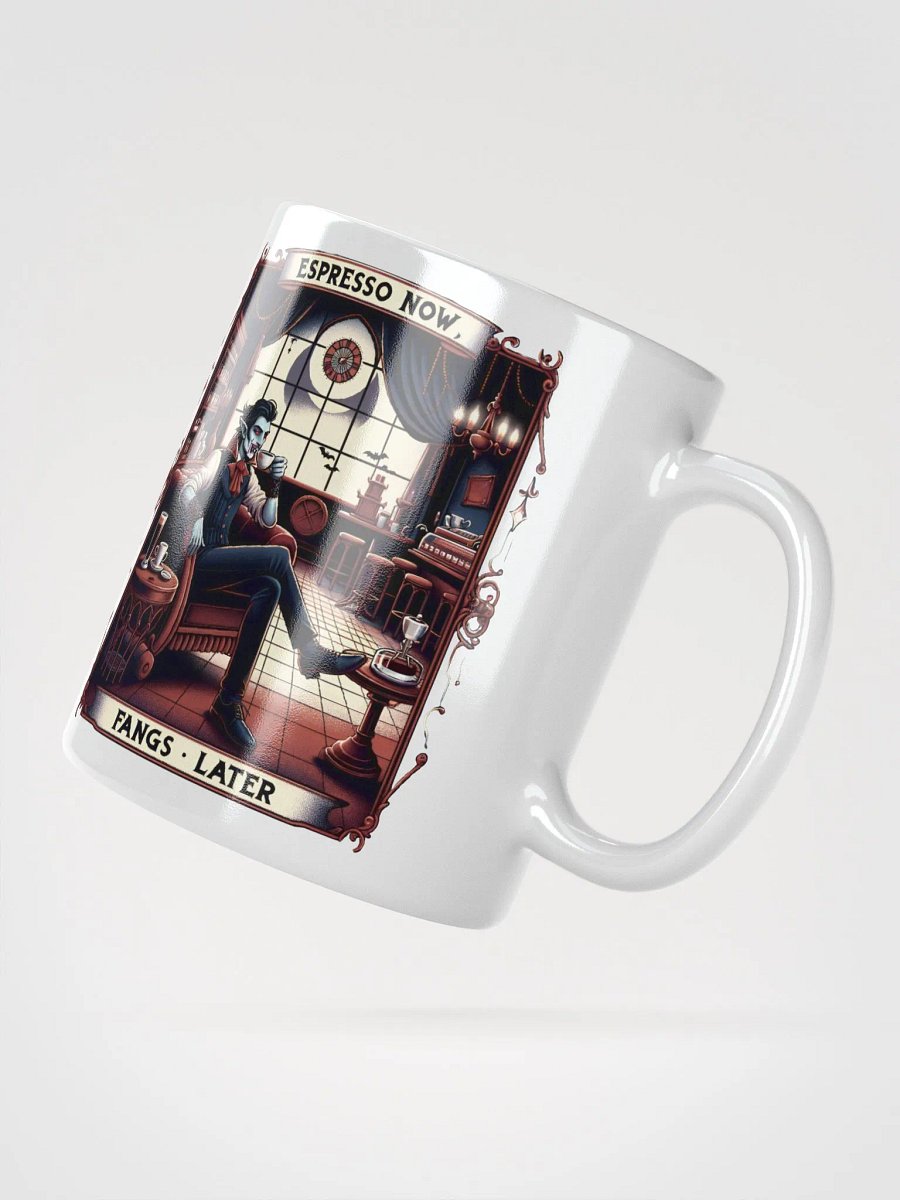 Espresso Now, Fangs Later- White Mug product image (3)