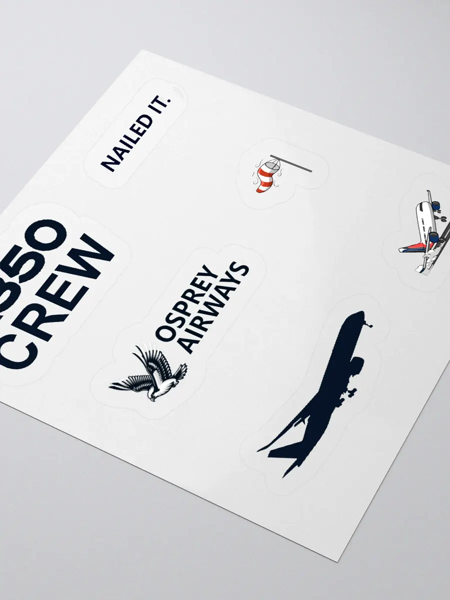 A350 Crew Sticker Set product image (9)