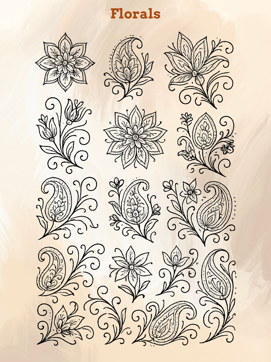 Boho Art Elements Bundle | Bohemian Clipart Set Neutral Abstract Shapes, Lines Motifs, Digital Design Graphics for DIY, Logos & Wall Art product image (5)