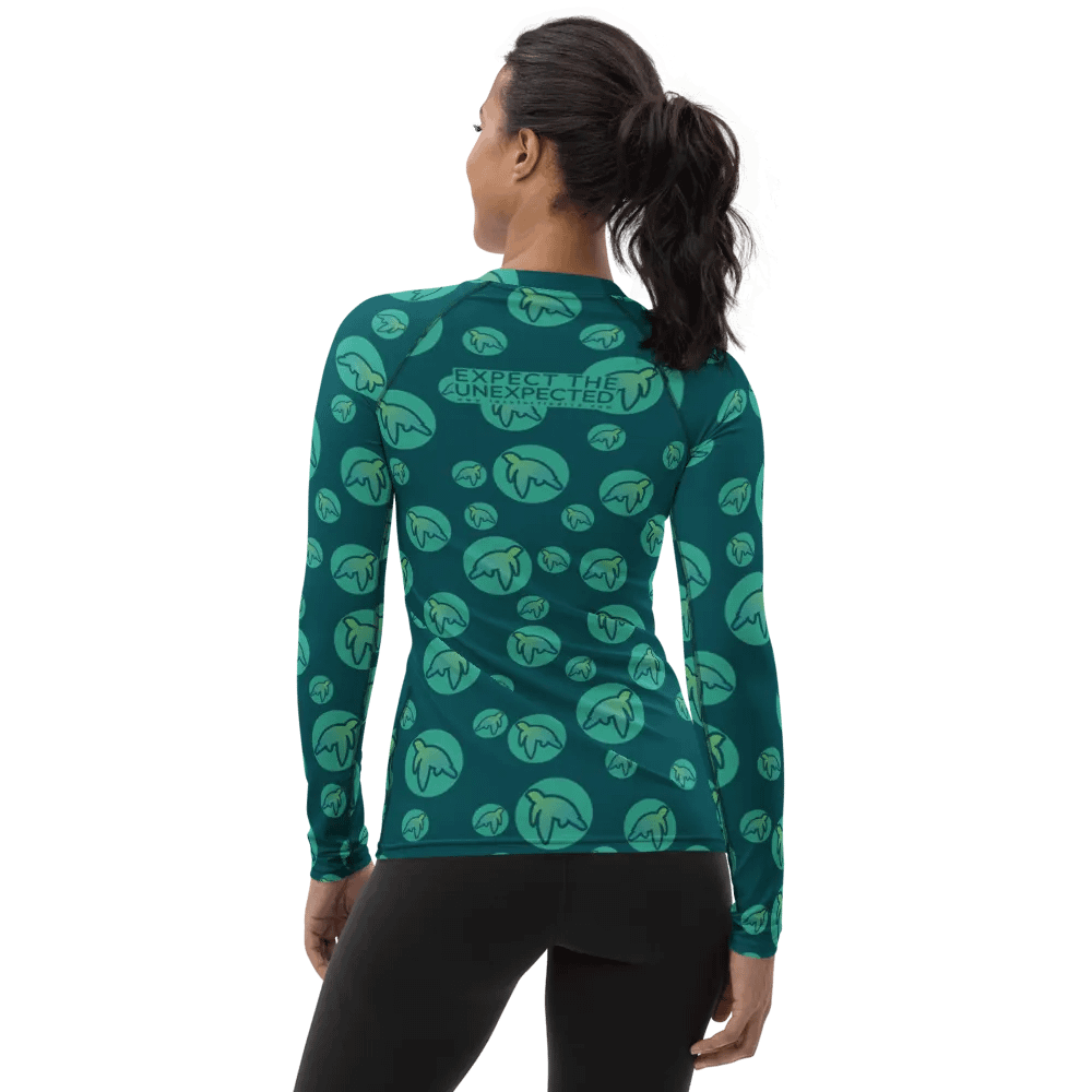 Lazy Turtle Dive - Turtle Bubbles - Women's Rashguard product image (4)