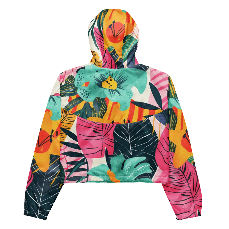 Palm Breeze Cropped Windbreaker product image (3)