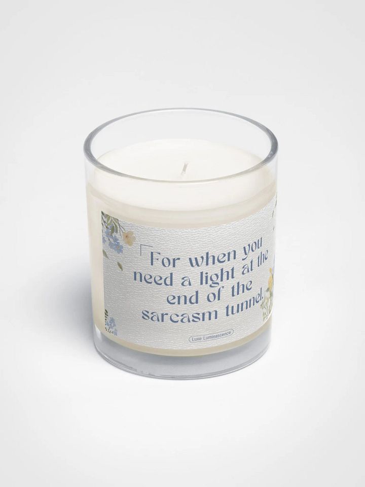 Sarcasm Tunnel Light Funny Quote Candles product image (2)