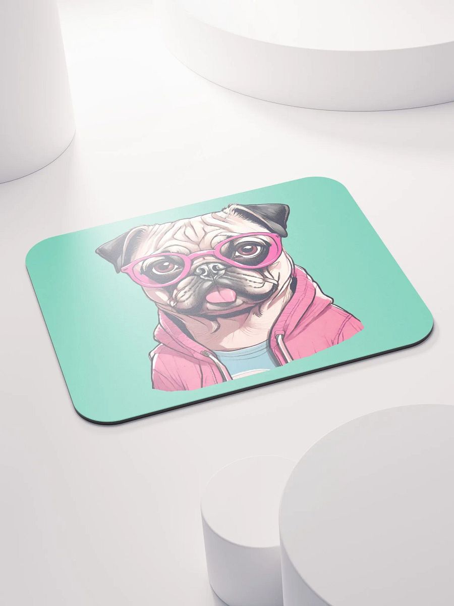 Geeky Pug Mouse Pad product image (5)
