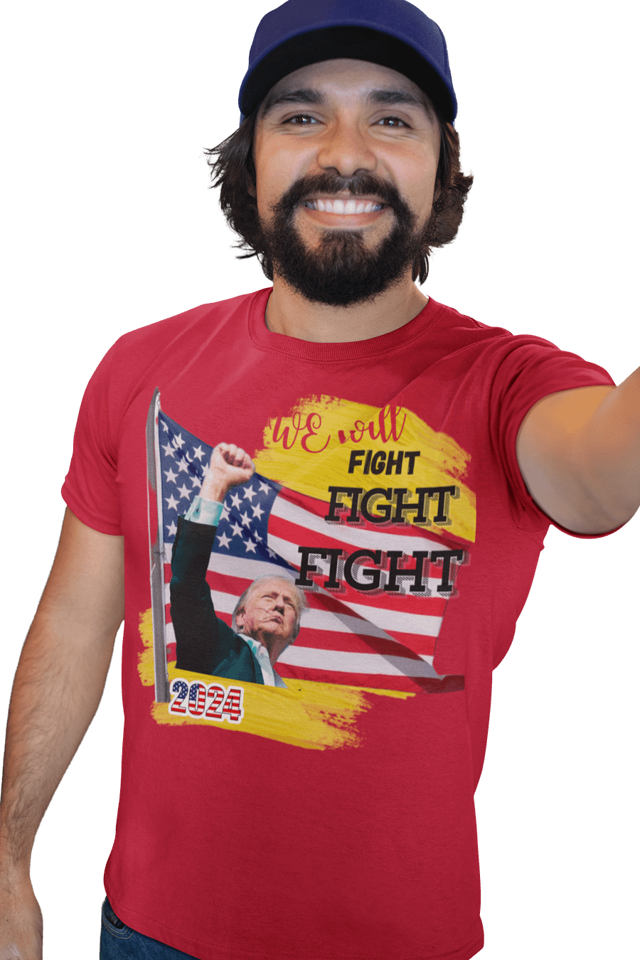 trump shooting tee We will Fight iconic design to wear and keep product image (6)