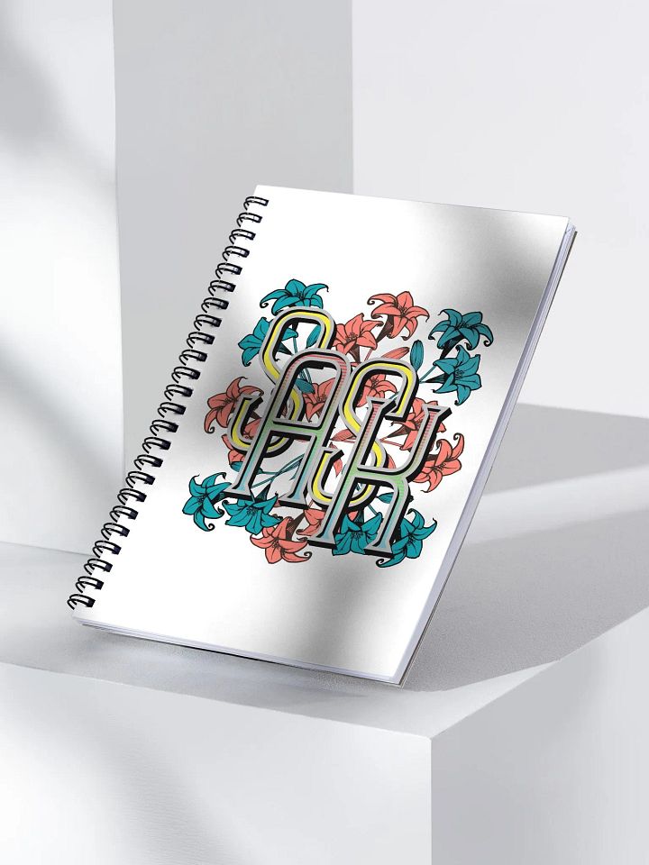 Sask Saskatoon Saskatchewan Flower Customizable Dotted Spiral Notebook product image (2)