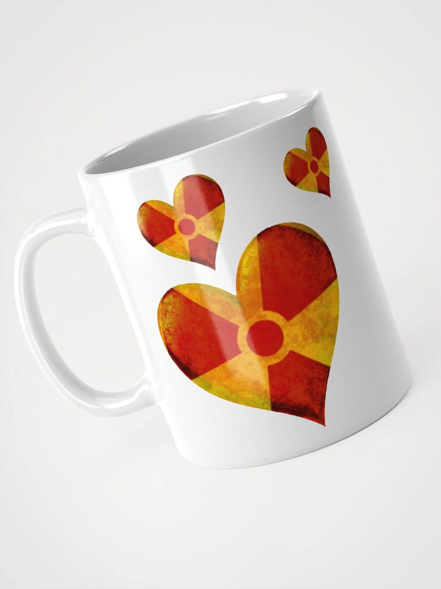 50 Rad Hearts Mug - Red on White product image (3)