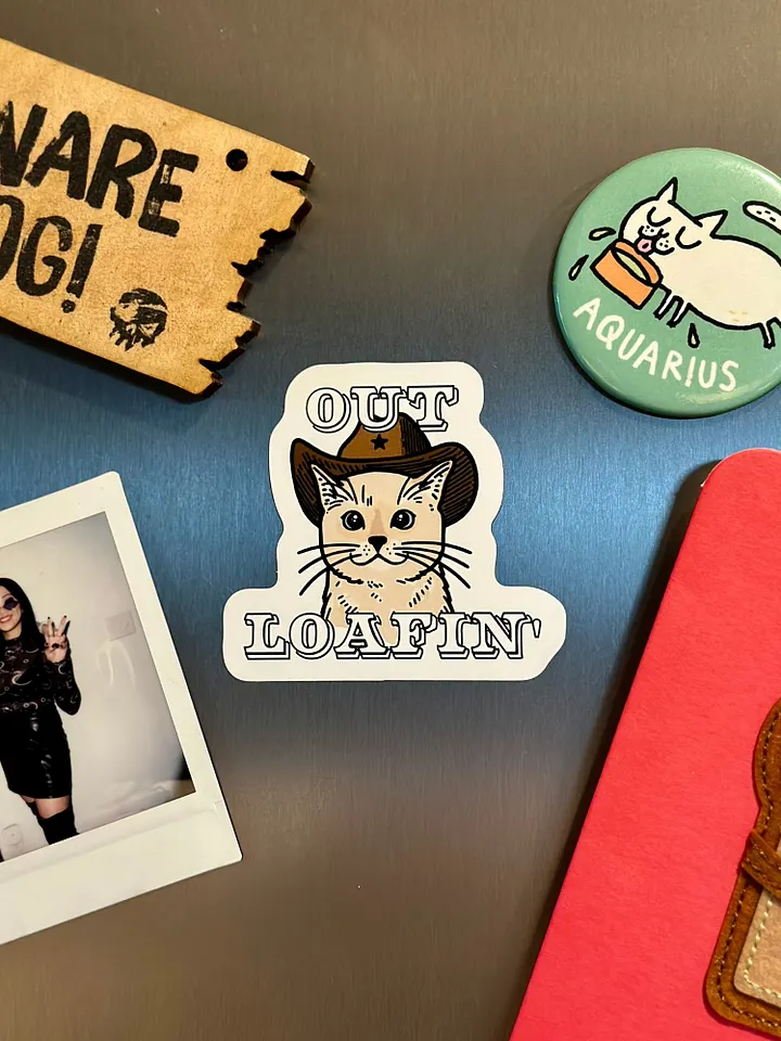 Out Loafin' Magnet product image (1)