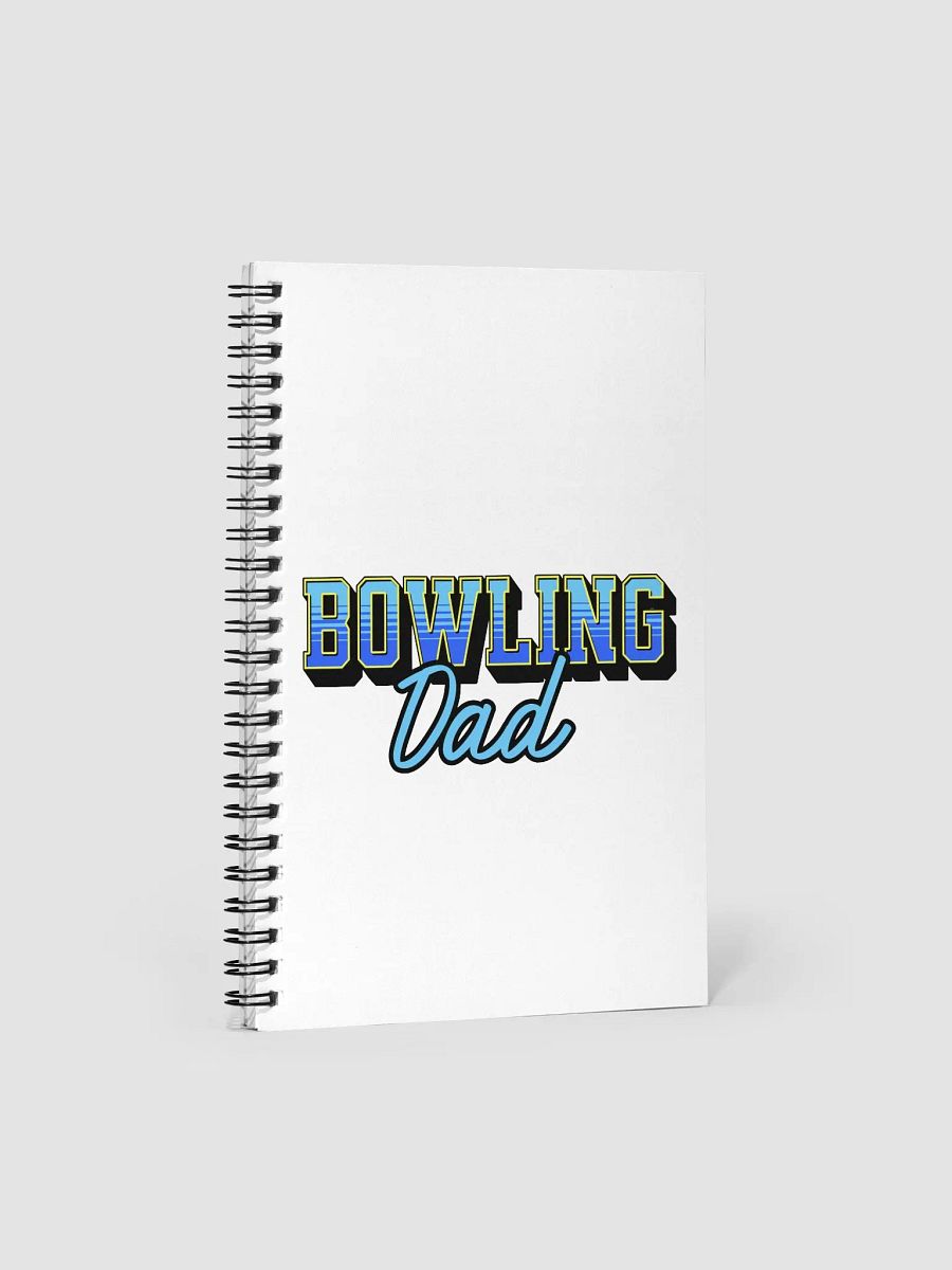 Bold Bowling Dad Spiral Notebook product image (2)