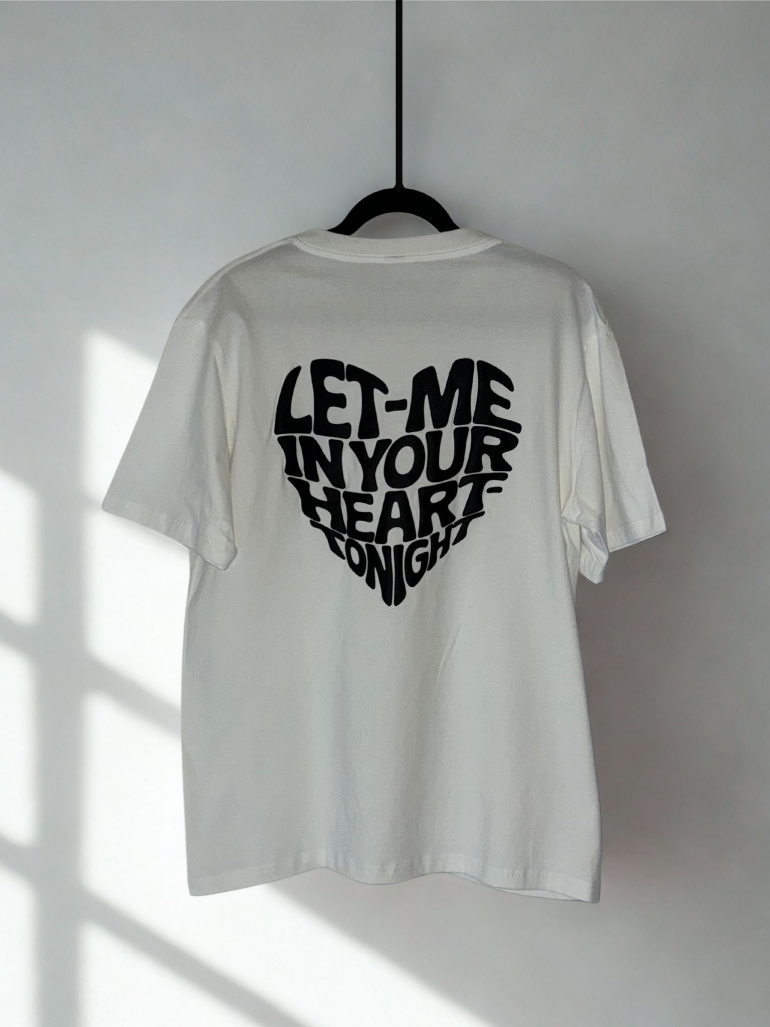 Let Me In Your Heart Tonight. Puff Print product image (1)