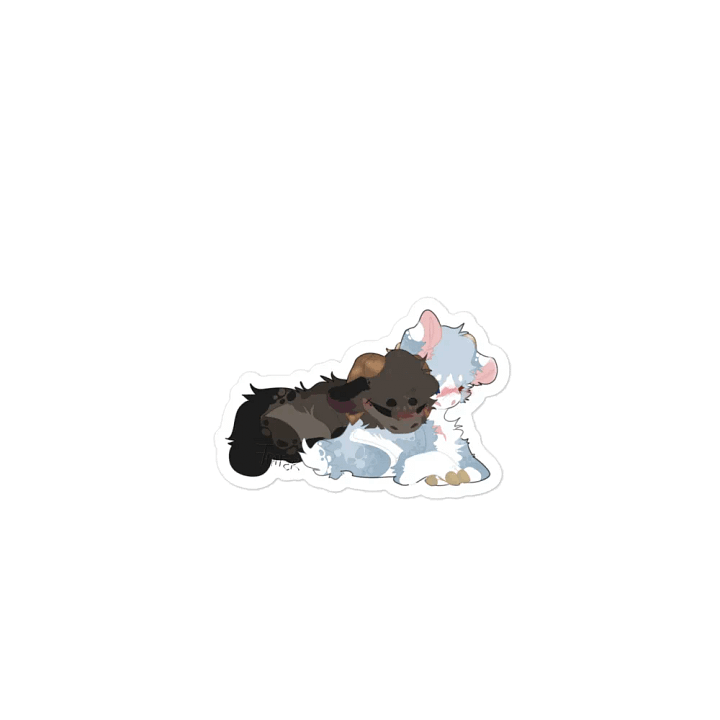 Goat Cuddles Magnet product image (1)